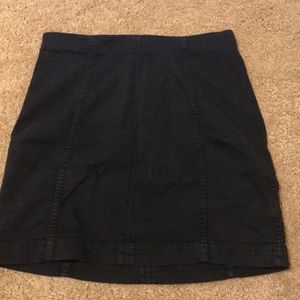 Free People Black Femme Skirt